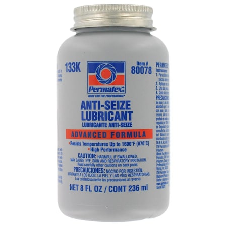 Permatex .50 Pint Anti-Seize Lubricant 80078 PE309429